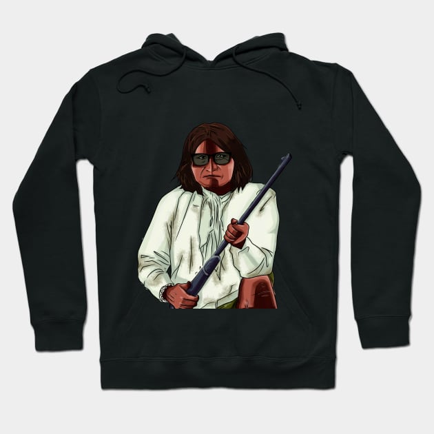 Native American Geronimo Cool Shade GTA Render Art Design Hoodie by Eyanosa